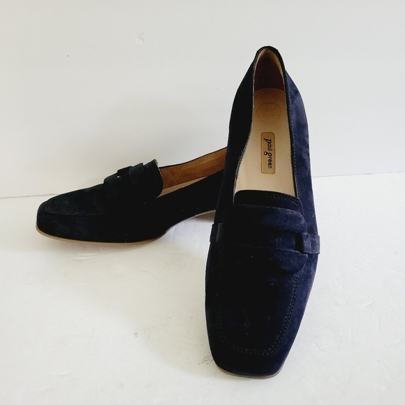 NEW Paul Green Blue Suede Leather Super Soft Loafers Size 6 - Picture 1 of 8